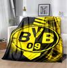 Bvb Flannel Blanket Soft Warm All-Season Throw, Design for Camping, Car Travel, Hiking Sofa, Bed, Office Perfect Gift for Parties