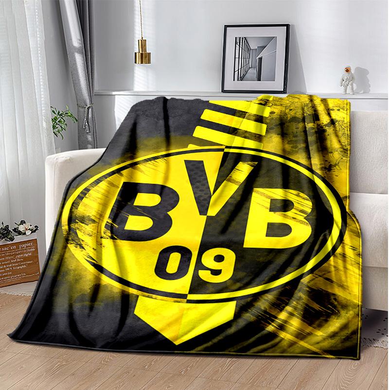 Bvb Flannel Blanket Soft Warm All-Season Throw, Design for Camping, Car Travel, Hiking Sofa, Bed, Office Perfect Gift for Parties