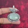 Украшения ручной работы из драгоценных камней Aqua Chalcedony, кулон из стерлингового серебра 925 пробы, уникальный дизайн, для женщин