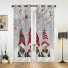Рождественские Зимние Снежинки Гномы Шторы Декор Для Дома Спальня Кухня Гостиная Украшение Рождественские Подарки Шторы Navidad