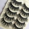 5 Pairs Natural Long Fake Eye Lashes Thick False Eyelashes Black Makeup Tool