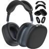 Защитный набор 4-в-1 для AirPods Max 1/2 - Прозрачные амбушюры + Силиконовое оголовье и амбушюры