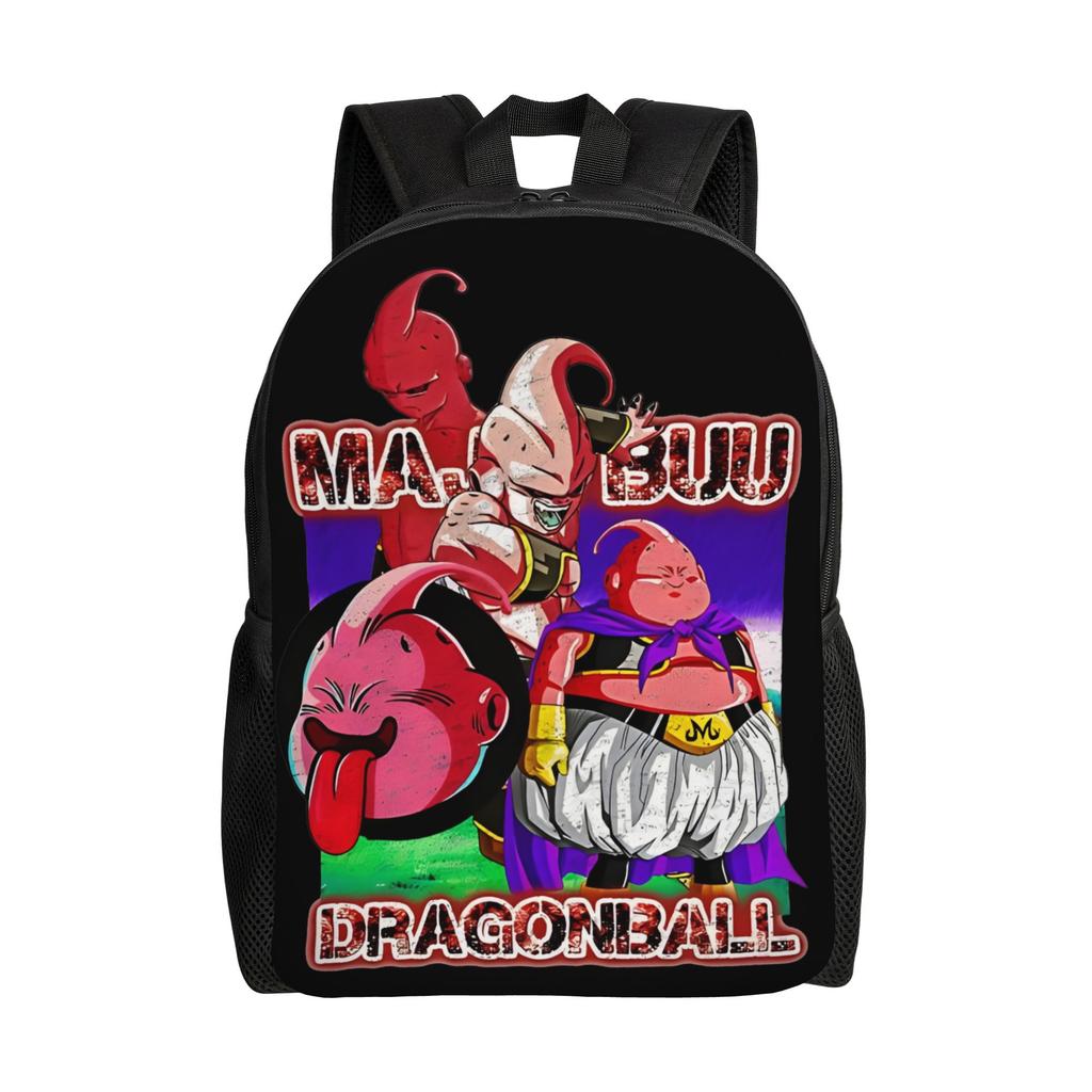 Dragon Ball Kid Buu  Backpack for Men Women Cool High School Business Daypack Anime College Shoulder Bag Gift