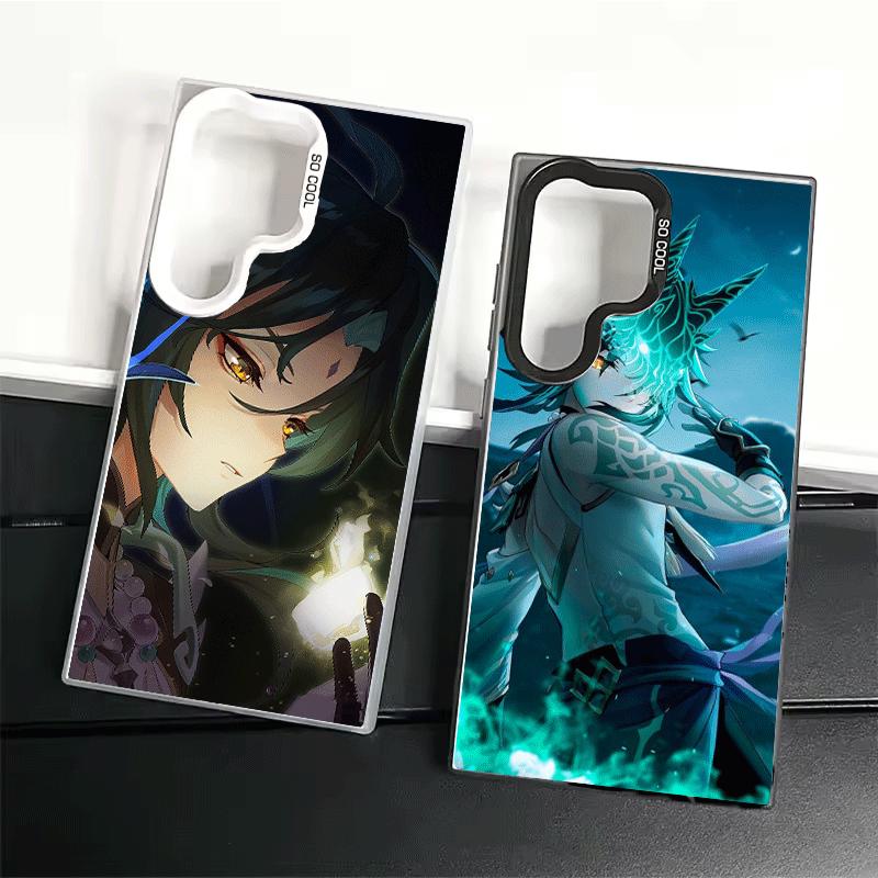 Genshin Impact Сяо Ударопрочный Чехол для Телефона для Samsung Galaxy S26 Edge S25 Ultra S24 FE S23 Plus S21 Чехол Защита от Падения Fundas