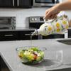 Ceramic Lemon Pattern Oil Bottle Underglaze Embossed Oil Container Vinegar Can  Kitchen Accessories