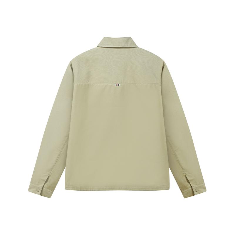 Men's FILA Shirts Men's Oil Painting Khaki Lapel Moderate Other
