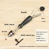 1.5/2.0/3.0/4.0/5.0mm Twist Drill Bit Multifunction Hand Tool New Drill Chuck