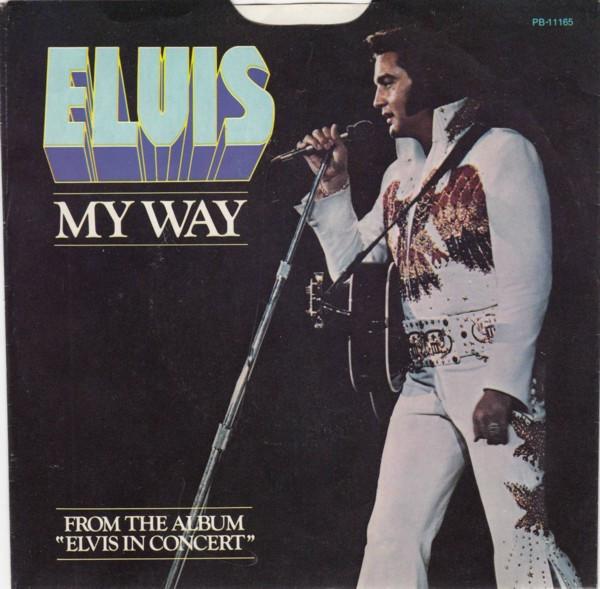 7-дюймовая пластинка ELVIS PRESLEY My Way America PB11165 RCA 1977 US Pop Б/у