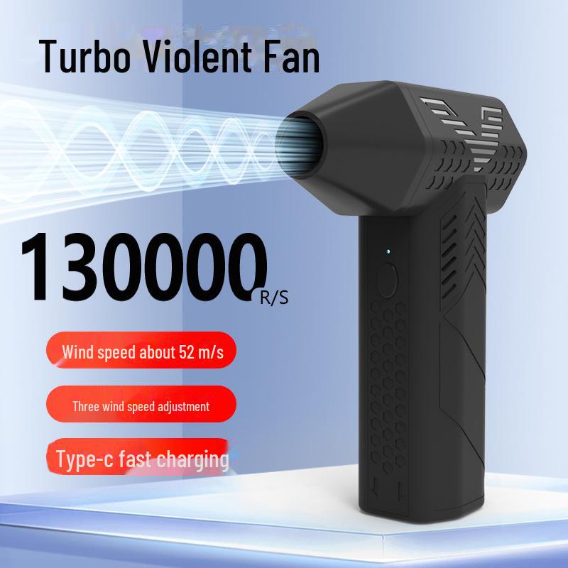 130,000 Rpm High-Speed Turbo Fan Handheld Brushless Fan for Water and Snow Blowing