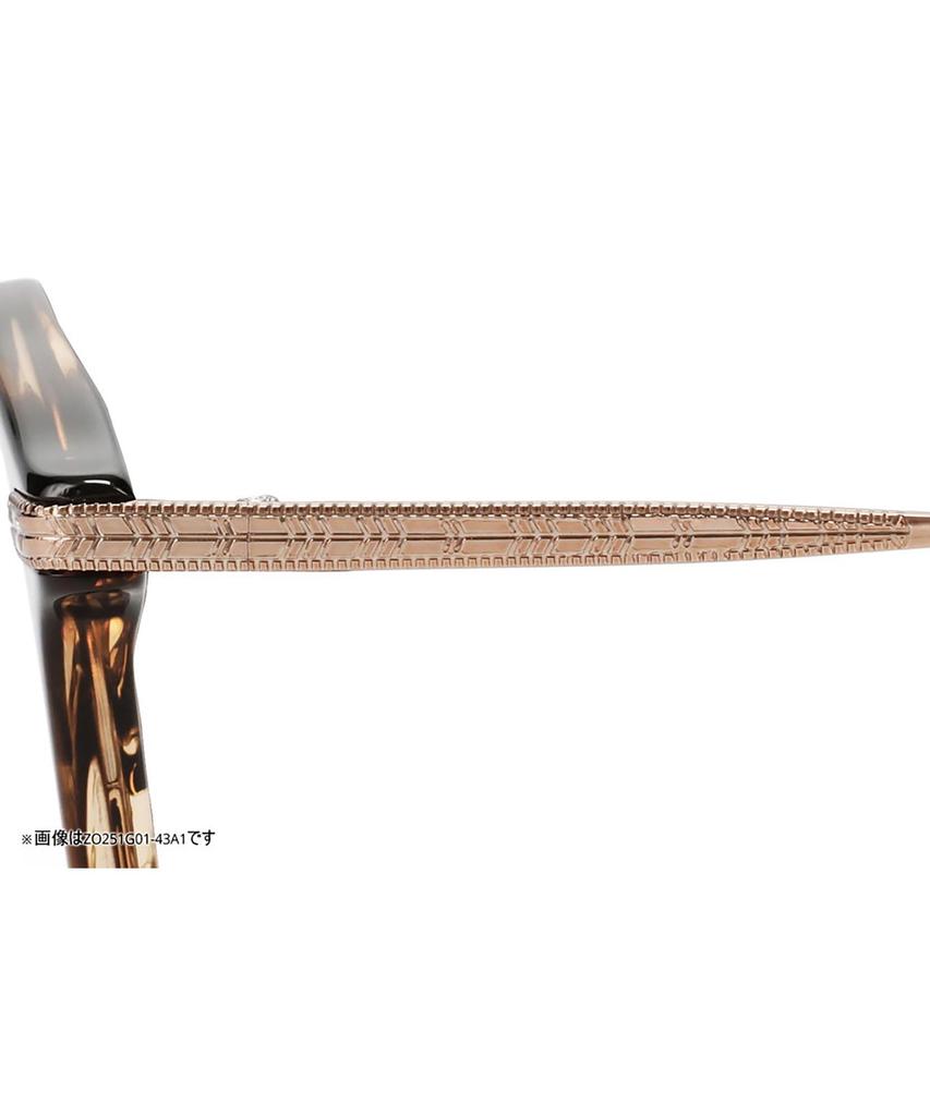 Солнцезащитные очки типа Бостон UNITED ARROWS United Arrows Гравировка Линзы золотистого цвета Металлические Унисекс Защита от УФ-лучей Защита от УФ-лучей Стильные Высокая видимость