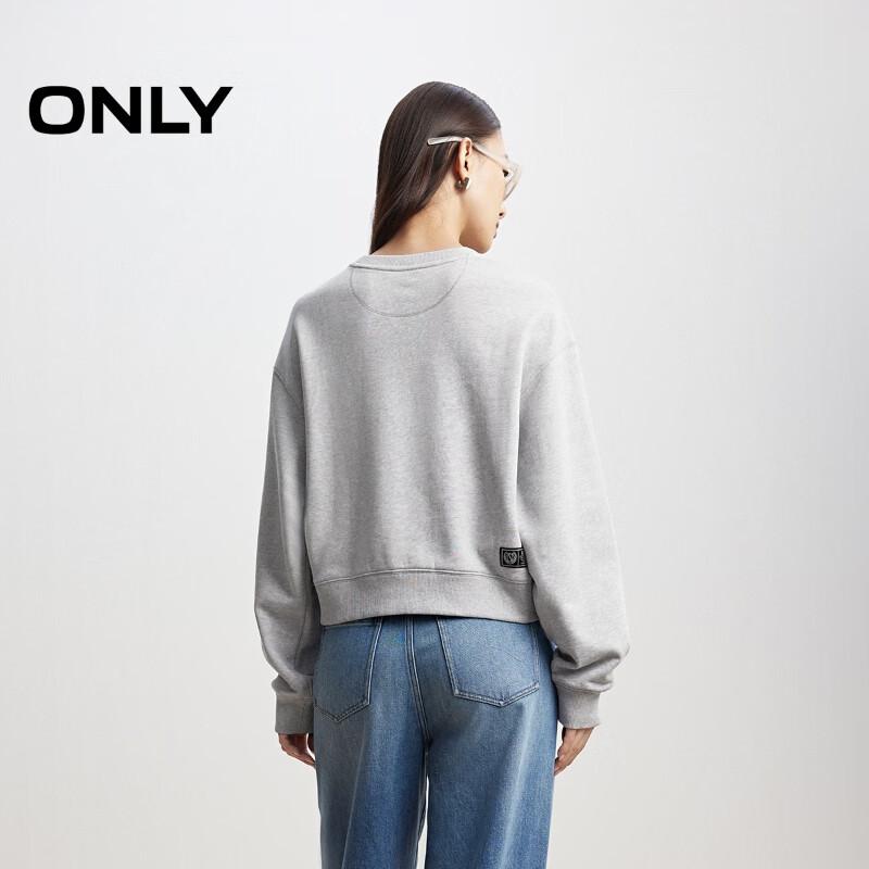 Only Women's Loose Asymmetrical Hem Sweatshirt
