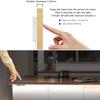 12V 24V COB LED Strip Light With Dimmable Penetrable Wood Mirror Acrylic Wireless Hand Sweep Touch Sensor Switch for Kitchen