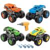 Funk Doggie Monster Truck Big Loop Challenge Playset Mini Car Playset Car Toy Assembly Toy 4-Car