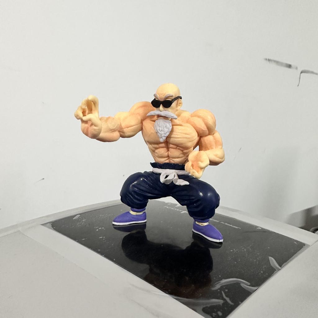 9Cm Anime Dragon Ball Mini Figure Goku Kame Sennin Figurine Muscle Master Roshi Pvc Action Figure Model Children Dolls Gift Toys