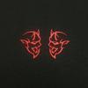 Fast & Furious 8 Hellcat Challenger SRT Demon Metal Side Logo Car Sticker