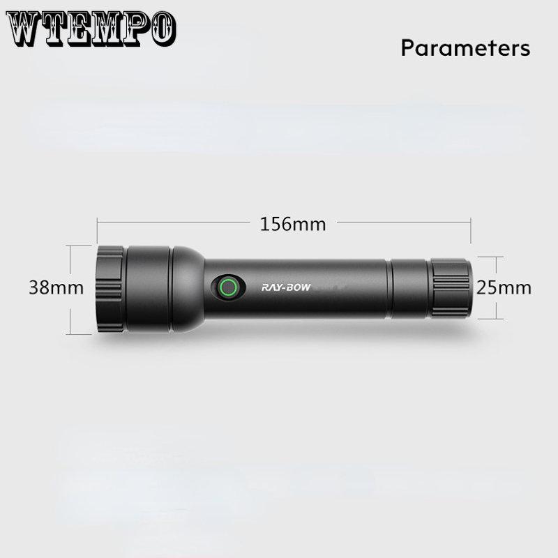 USB перезаряжаемый бытовой кемпинговый водонепроницаемый дисплей с подсветкой Zoom Glare фонарик