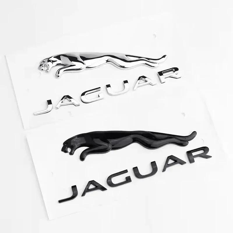 3D ABS Logo Front Grille Rear Trunk Sticker Badge Emblem Decals For Jaguar X S F XF XE XJ XK XEL XFL XJL XJ6 XJS XKR XFR JS R ZZ25