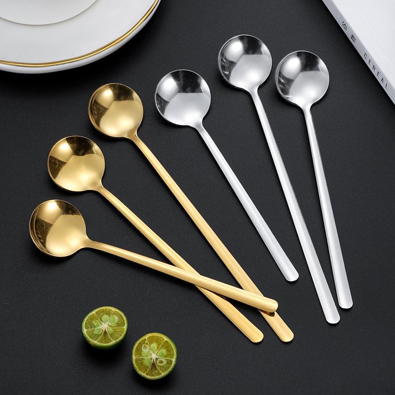 1 шт. большая ложка из нержавеющей стали с длинной ручкой, кухонные столовые приборы, ложки для риса, пельменей, каши, супа, посуда для ресторана