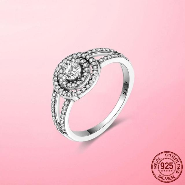 Кольца из стерлингового серебра 925 пробы Женские модные кольца