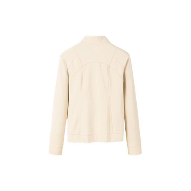 Anta Спортивная куртка Training Series, однотонная, на молнии, с воротником-стойкой, женская, цвет белый 962247707-2