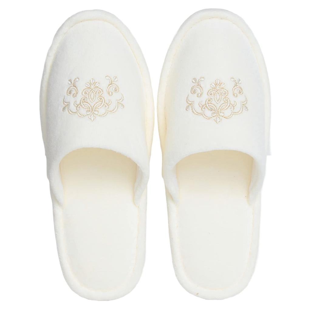 DaiDo Blink Slippers, Ivory, Approx. 23.5-25cm
