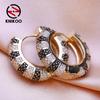 Round Clip Earrings For Women Fashion Hoop Earrings Jewerly For Wedding Party Gifts Cubic Zirconia CZ Earrings