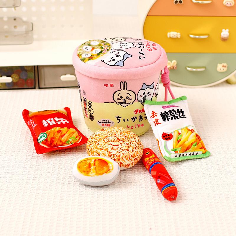Simulated Instant Noodles, Fried Noodles, Snacks, Family Bucket Pillow Storage, Bucket Noodles, Office Pillow Cushion, Plush Toys