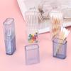 Plastic Cotton Swab Holder Storage Box Pick Dispenser  for Teeth Cleaning Cotton Swab
