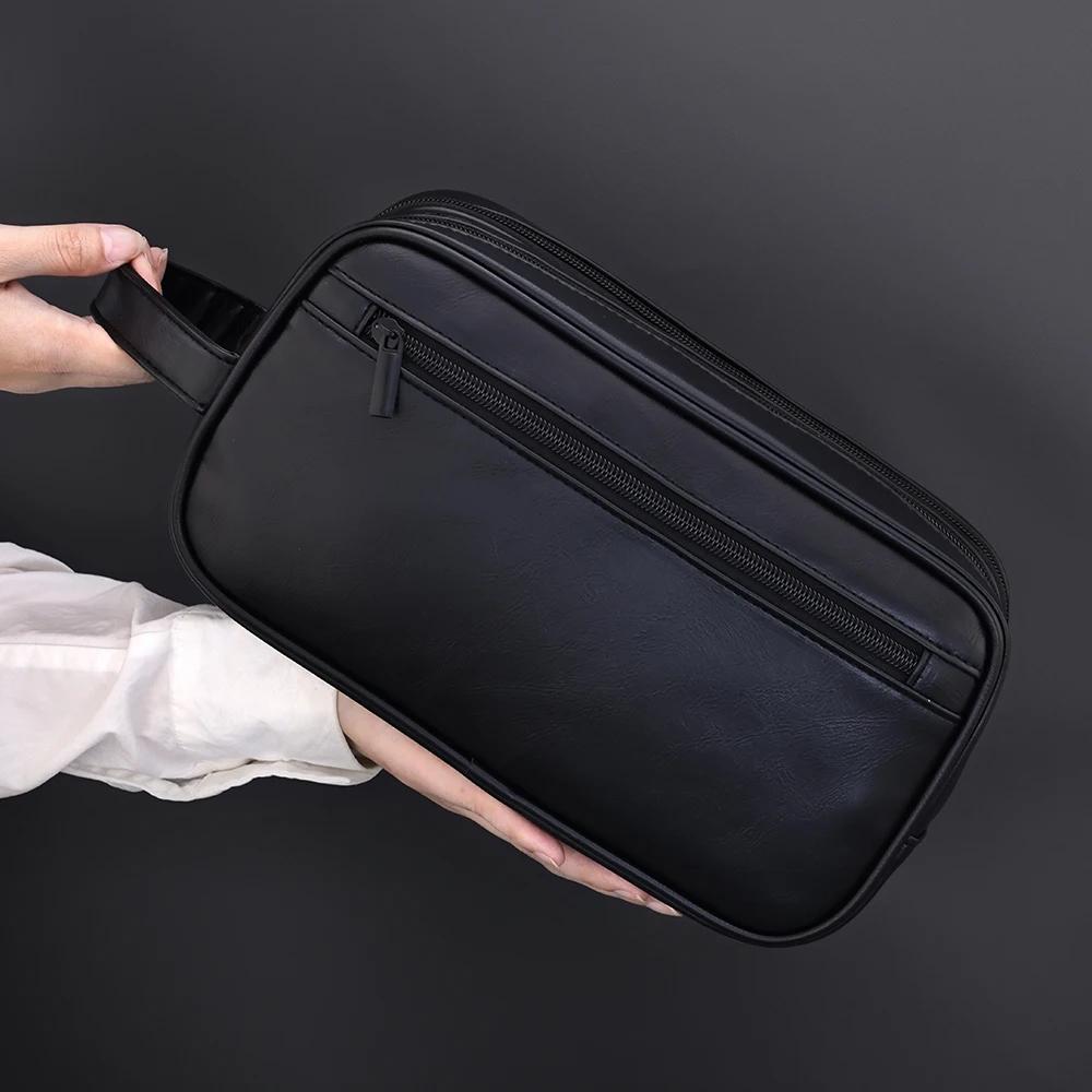 Косметичка для мужчин - Прочная водонепроницаемая косметичка Dopp Kit с двойными отделениями | Органайзер для бритья и дорожные принадлежности для поездки в спортзал