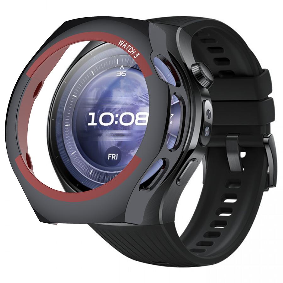 Для Huawei Watch 5 42/46мм Жесткий ПК Чехол Стекло Бампер Оболочка Полная Защита Космос Защитная Пленка для Экрана Аксессуары для Смарт-часов