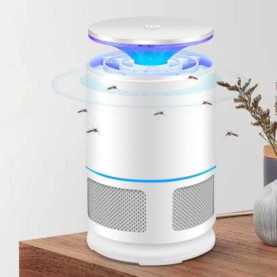 USB-лампа-ловушка для мух с 7-лопастным вентилятором, бесшумная ультрафиолетовая лампа-ловушка для мух