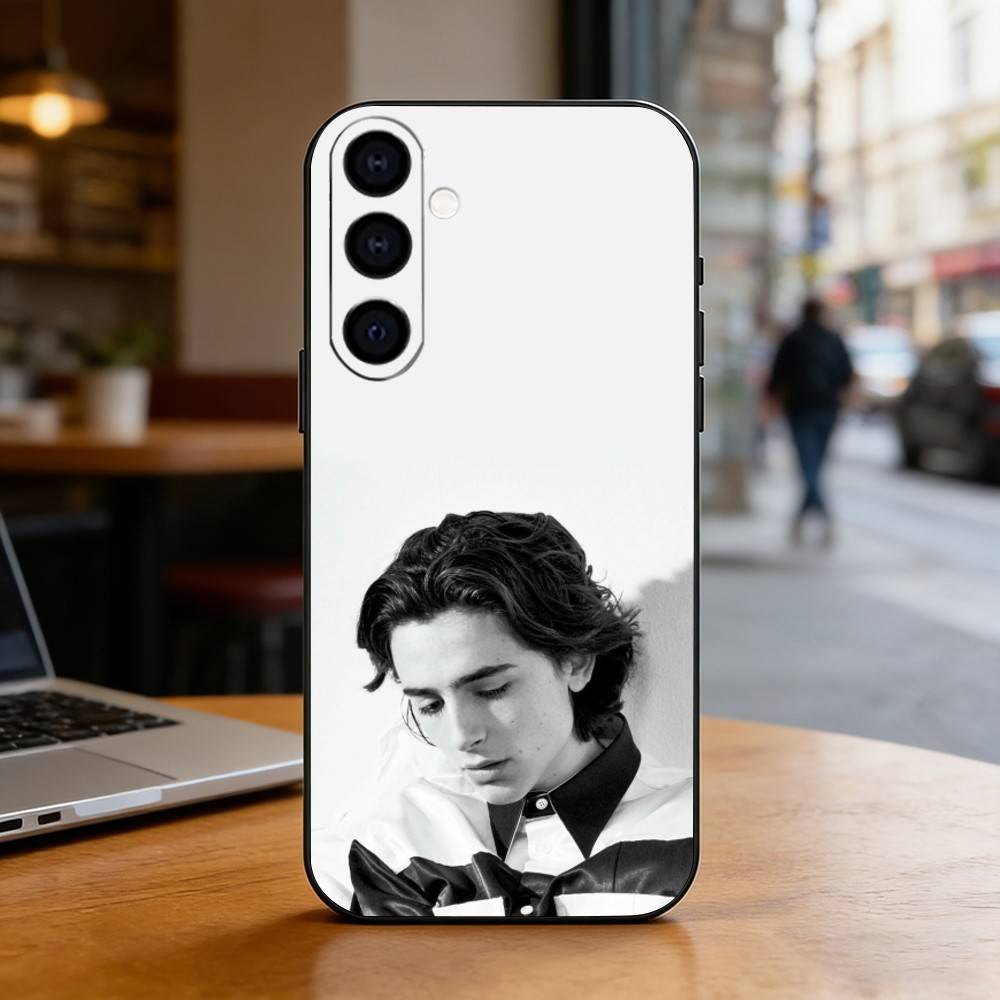 Actor T-Timothée Chalamet Phone Case For Samsung Galaxy A73,A72,A71,A70,A53,A52,A51,Others Soft Black Cover