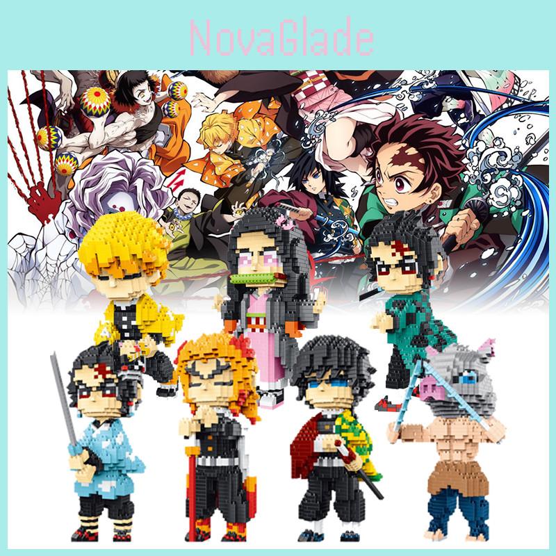 Diamond Building Blocks Set Characters From Demon Slayer