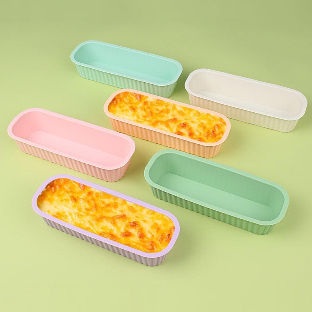4Pcs Non-Stick Cake Mold Rectangular Toast Loaf Baking Tray  for Cake Bread