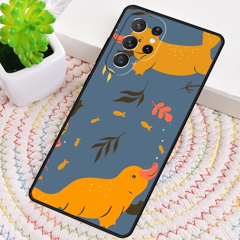 Чехол с племенным узором «Утконос и Рыба» для Samsung Galaxy note 10 pro S26 S25 S24 S23 S22 Ultra Plus S21 FE S20
