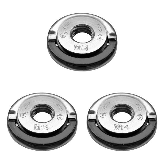 Углошлифовальная машина Фланцевая стопорная гайка Резьбовая угловая шлифовальная машина Фланцевая гайка Быстросменная портативная стопорная пластина Патрон Гайка Запасная часть