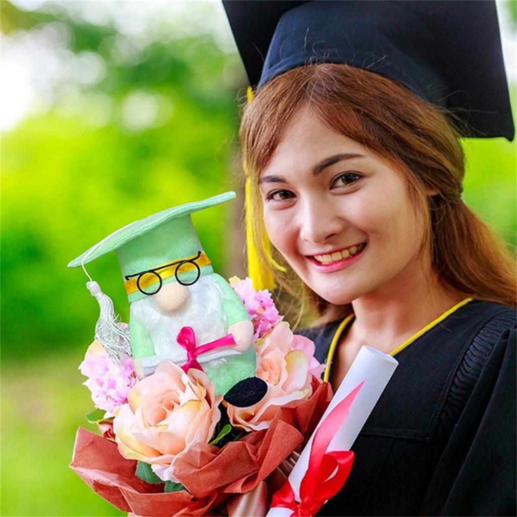 Выпускной карлик кукла плюшевые игрушки плюшевый гном кукла орнамент безликая кукла карлик кукла украшение 2 шт.