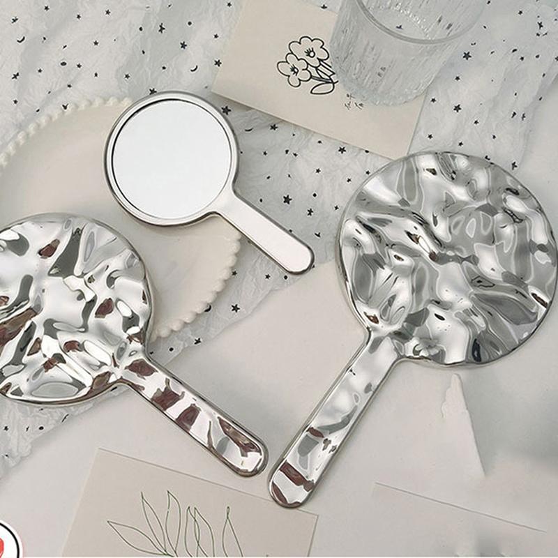 1 шт. Ретро ручное зеркало для макияжа портативное зеркало для красоты домашний инструмент для красоты