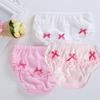 1 шт. кружевные шорты для маленьких девочек, нижнее белье из хлопка, качество Calcinhas, нижнее белье для девочек, детские трусики