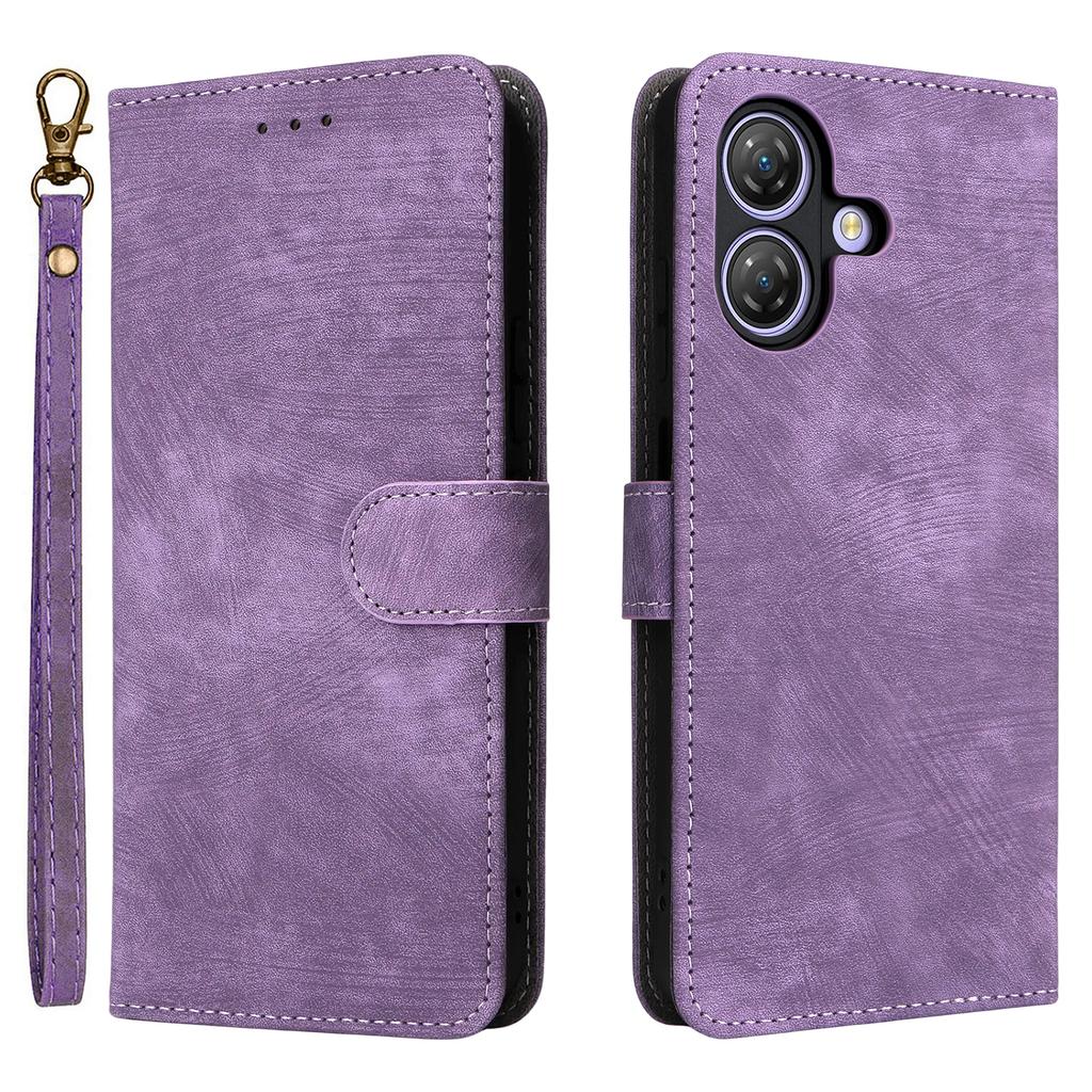 Для Ulefone Note 21 Чехол-кошелек с RFID-блокировкой, Обложка-подставка из ПУ кожи с ремешком