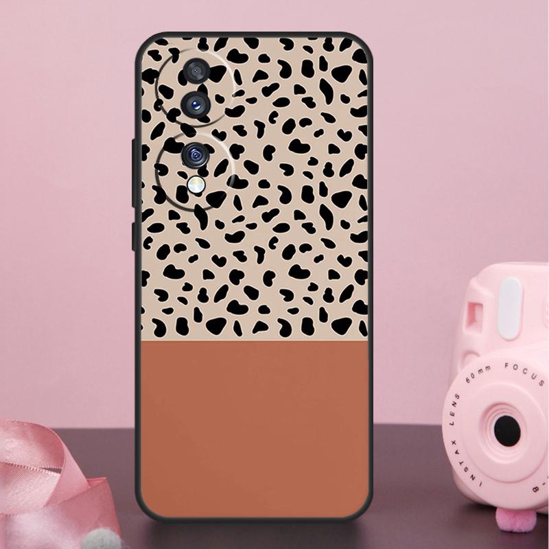 Чехол Boho с ботаническим листом, коровьим кактусом для Honor Magic 6 Pro 5 Lite 10 50 70 90 Honor X8a X9a X8b X9b X7 X8 X9 X6a X7a