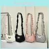Stylish Korean Butterfly Knot Shoulder Bag For Women In Chic Solid Colors Perfect For Casual Outfits