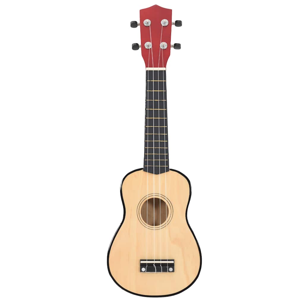 Soprano Ukulele Set for Children with Carry Bag Dark Wood 21