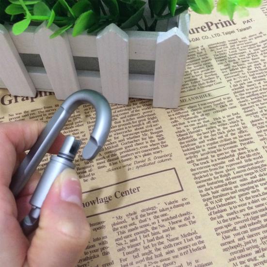 Карабин, высококачественный износостойкий многофункциональный крючок с пряжкой из алюминиевого сплава и защелкой