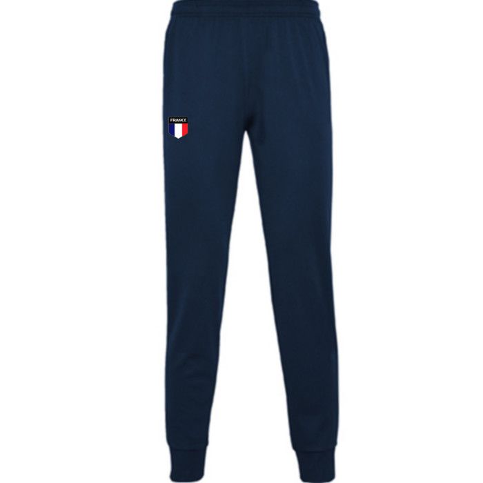Jogging foot France bleu royal et jaune enfant - - Bleu