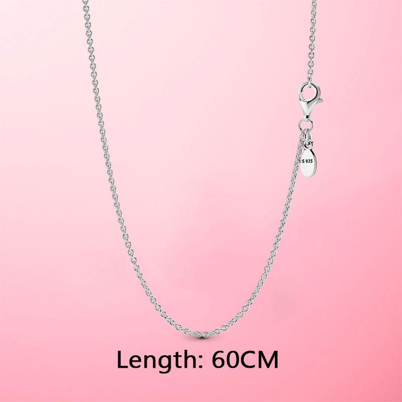 New 925 Sterling Silver & Rose Gold Color O Pendant Fit Original Necklace DIY Charms Beads Jewelry Gift Hot