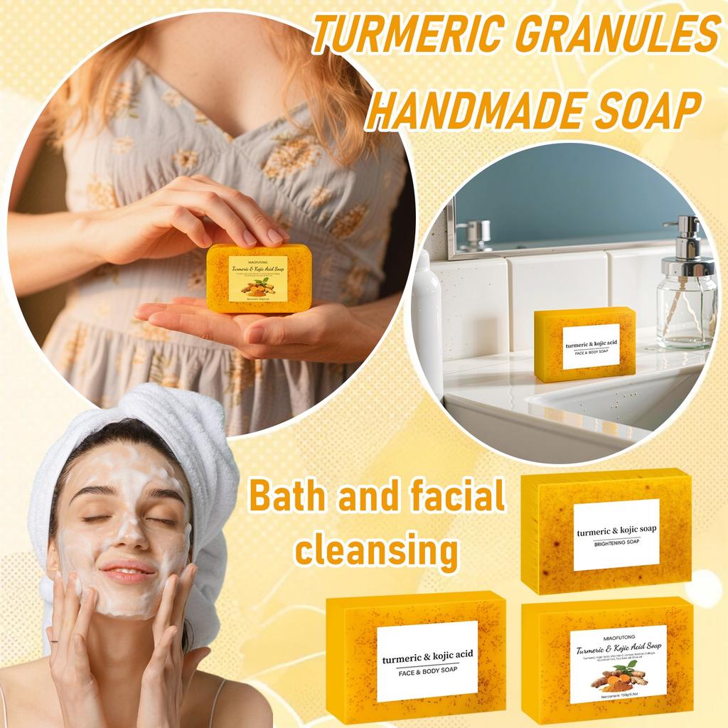 Soap Bar For Hyperpigmentation Skin Soap For Dark Spots, Areas, Underarms Face Wash Reduces Acne, Cleanses Skin Turm