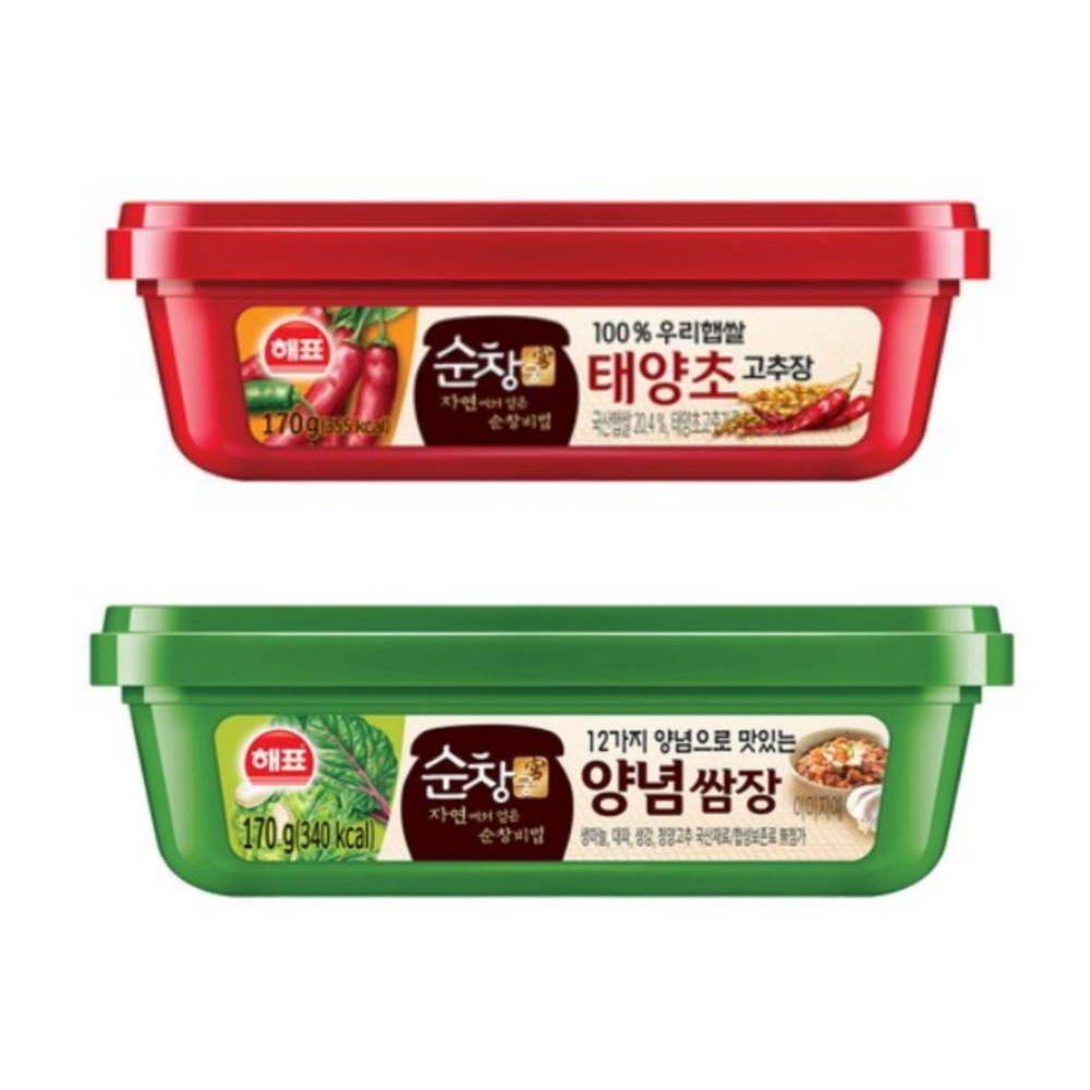 [Haepyo] Настоящие корейские ингредиенты / Gochujang Doenjang Ssamjang 170 г x 2 / соус