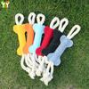 Pet Dog Toy Creative Dog Felt Bone Toy Grinding Teeth Training Bone Stick Dog Chew Toy with Rope