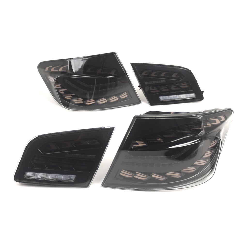 L&R Smoked LED Tail Lights Rear Lamp Assembly For BMW 5F10 F18 M5 2010-2016